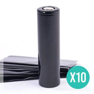 Pack de 10 Wraps 18650 Collection Couleurs LPV