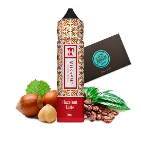 E liquid Hazelnut Latte Aisu Mokasmo 50 ml, hazelnut coffee latté flavours 