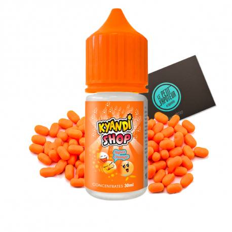 Concentr Super Orange Kyandi Shop 30 ml, concentr saveur bonbon  l'orange  acidule | Le Petit Vapoteur