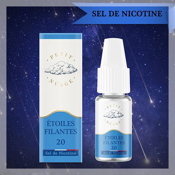 E liquide Etoiles Filantes Petit Nuage aux sels de nicotine, e liquide  saveurs pommes, fruits exotiques | Le Petit Vapoteur