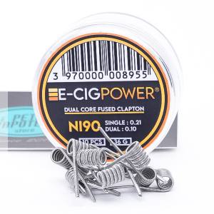 Coils NI90 Dual Core Fused Clapton E-cig Power