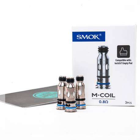 Résistances M-Coil Smoktech, résistance pour clearomiseur Tech247