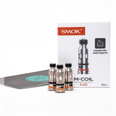 Résistances M-Coil Smoktech, résistance pour clearomiseur Tech247