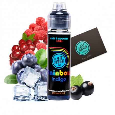 E liquid Rainbow Indigo 50 ml, red fruits, blackcurrant and blueberry e  liquid flavours | Le Petit Vapoteur