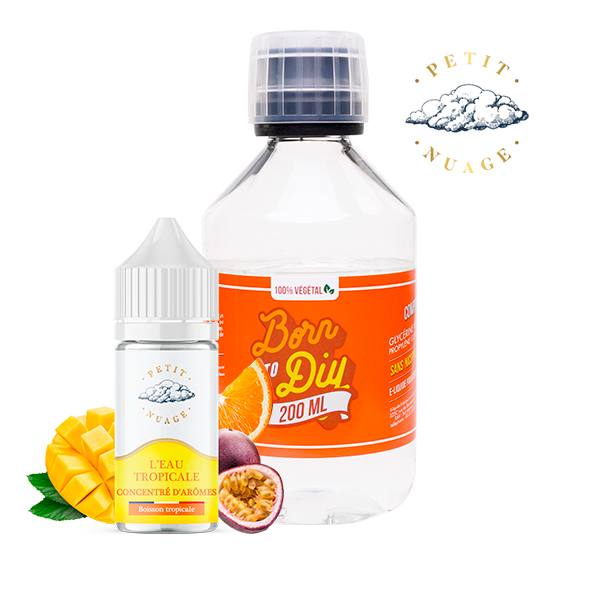 Pack Eau Tropicale Ready To Diy, pack avec arme, base et boosters | Le  Petit Vapoteur