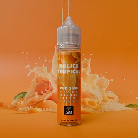 E liquide Dlice Tropical Marie Jeanne 50 ml, e liquide CBD fabriqu en  France | Le Petit Vapoteur