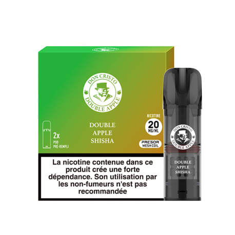 Cartouches Don Cristo Double Apple Shisha