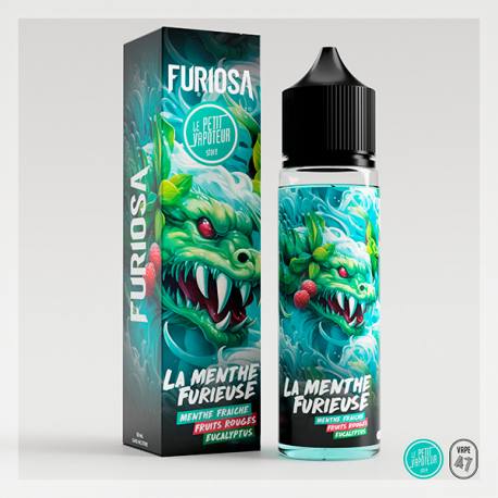 E liquide La Menthe Furieuse 50 ml, e liquide saveurs menthe, fruits rouges,  eucalyptus | Le Petit Vapoteur
