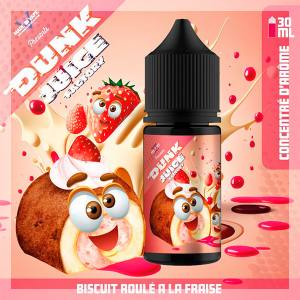 Concentré Biscuit Roulé à la Fraise Dunk Juice Factory 30 ml