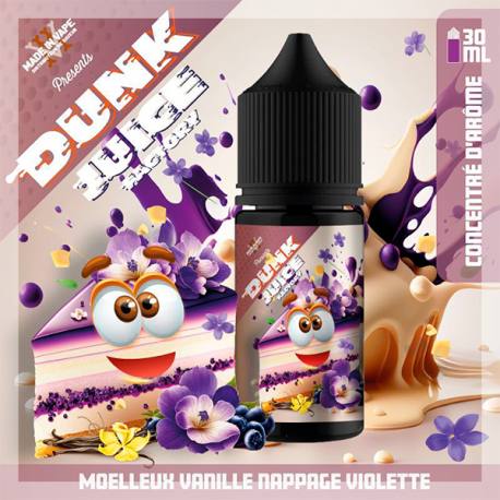 Concentré Moelleux Vanillé Nappage Violette Dunk Juice Factory 30 ml