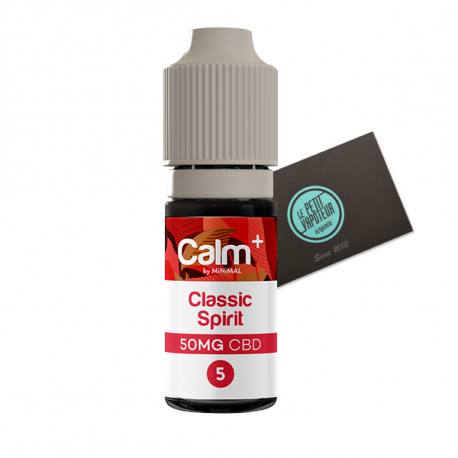 E liquide Classic Spirit Calm+ by Minimal, e liquide CBD et sels de  nicotine, saveur classic US