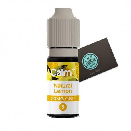 E liquide Natural Lemon Calm+ by Minimal, e liquide CBD et sels de  nicotine, saveurs citron, chanvre | Le Petit Vapoteur