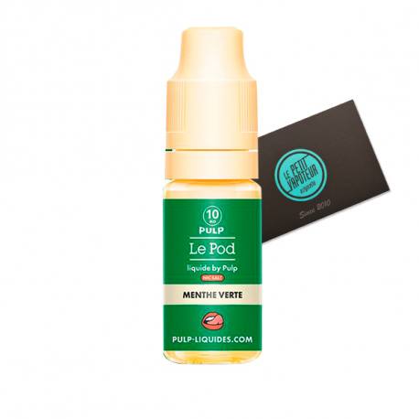 Menthe Verte Le Pod Liquide by Pulp with nicotine salts