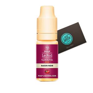 Raisin Noir Le Pod Liquide by Pulp aux sels de nicotine