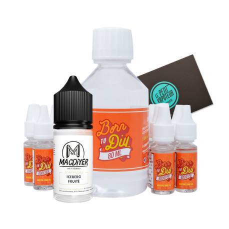 Iceberg Fruit Mac Diyer Ready To Diy : base pour e liquide, boosters  nicotins et arme Mac Diyer | Le Petit Vapoteur