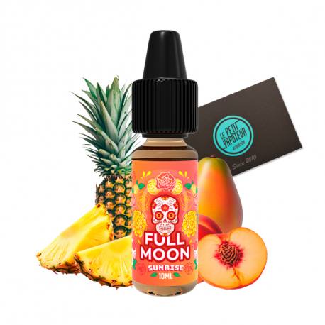 Concentr Sunrise 10 ml Full Moon, arme saveurs ananas, mangue et pche |  Le Petit Vapoteur