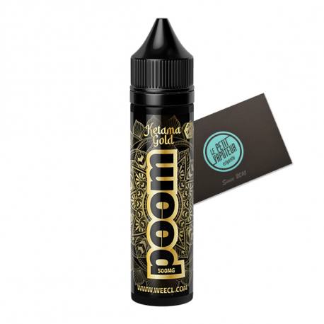 E liquid Poom Ketama Gold CBD Weecl 50 ml, CBD resin flavours| Le Petit  Vapoteur