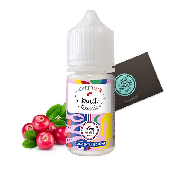 Concentr Fruit Miracle Le Coq qui vape 30 ml, arme saveur canneberge | Le  Petit Vapoteur