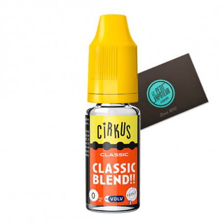Cirkus Classic Blend and Burley, E-liquid from the Auhentik range by VDLV -  Le Petit Vapoteur