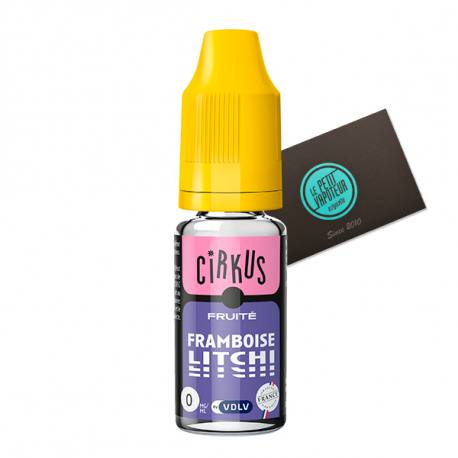 E liquide Cirkus Framboise Litchi, e liquide saveurs framboise et litchi |  Le Petit Vapoteur