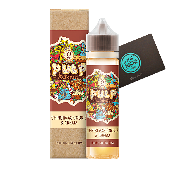 E liquide Christmas Cookie & Cream Pulp Kitchen 50 ml | Le Petit Vapoteur
