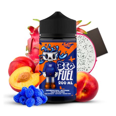 Framboise bleue Nectarine Fruit du dragon Big Fuel 200 ml