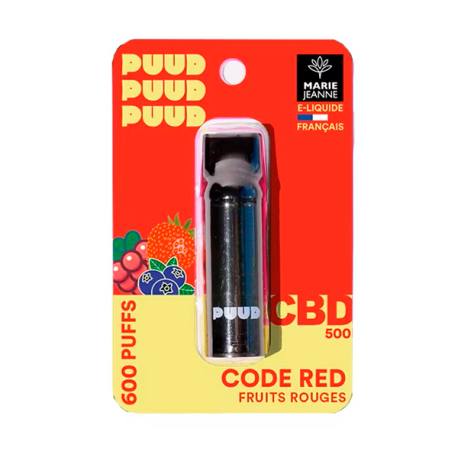 Cartouche PUUD CBD Code Red Marie Jeanne