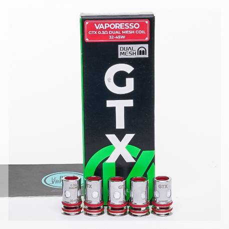 Résistances GTX Coils Dual-Mesh Vaporesso