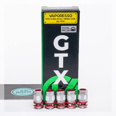 elfbar nachfüll pod läuft aus Resistencias Vaporesso GTX Dual Mesh 0.2 Ohm | 5 Unidades