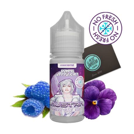 Concentr Austra No Fresh Vape Attack ! arme saveurs framboise bleue,  violette | Le Petit Vapoteur