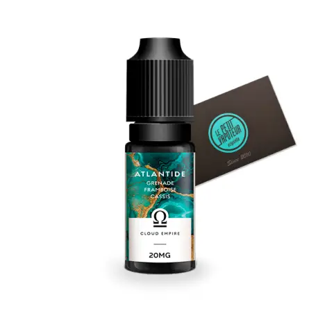 E liquide Atlantide Cloud Empire, e liquide saveurs grenade, cassis,  framboise
