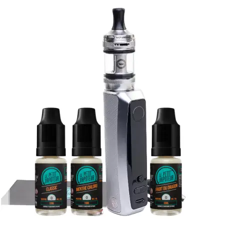 Pack GTX One Pro Dbutant, pack avec cigarette lectronique et 3 e liquides  LPV | Le Petit Vapoteur