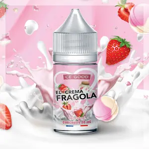 Concentré El Crema Fragola Ce'Good 30 ml