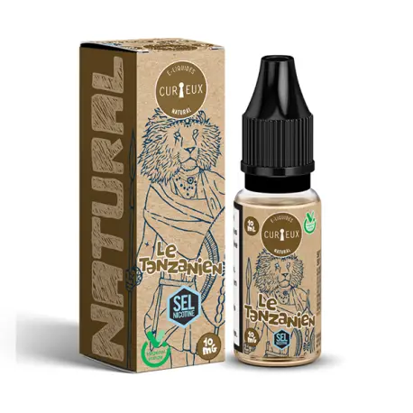 Le Tanzanien Natural Curieux aux sels de nicotine