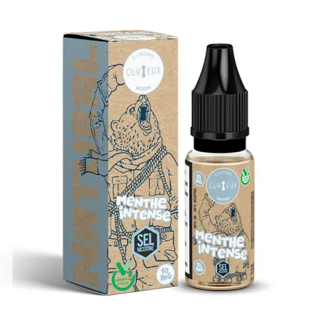 Menthe Intense Natural Curieux aux sels de nicotine