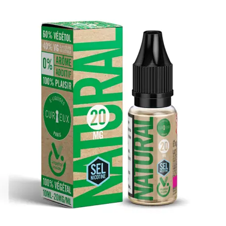 Natural Natural Curieux aux sels de nicotine