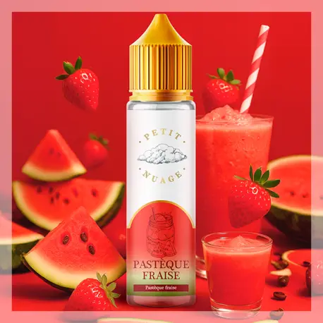 E liquide Pastque Fraise Petit Nuage 60 ml, e liquide saveur pasteque  fraise | Le Petit Vapoteur