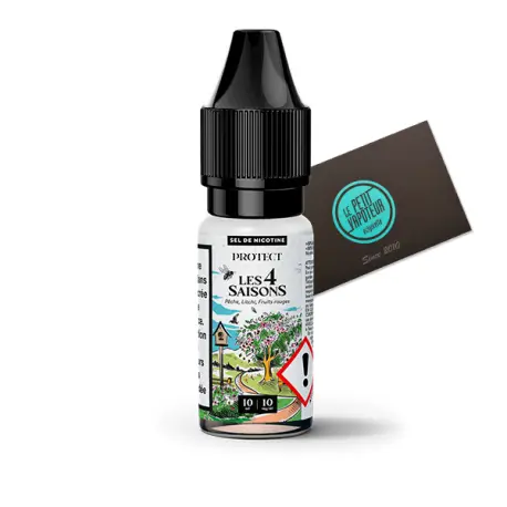 Pêche Litchi Fruit Rouges Protect with Nicotine Salts 