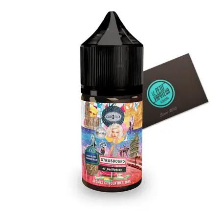 Concentré Strasbourg et paillettes Hexagone Curieux 30 ml