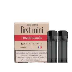 Cartouches Fraise Glacée First Mini