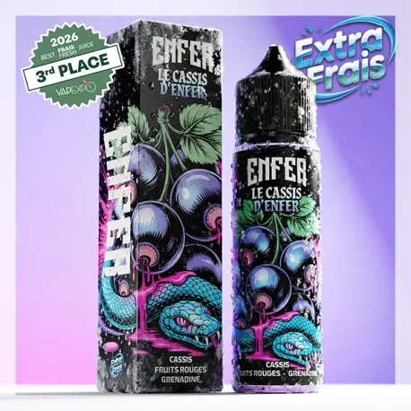 E liquide Le Cassis d'ENFER 50 ml, e liquide saveurs enfer, cassis, fruits  rouges | Le Petit Vapoteur
