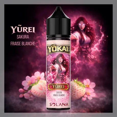E liquide Yurei Yokai 50 ml, e liquide saveurs sakura, fraise | Le Petit  Vapoteur