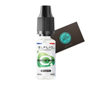 Menthe verte ELFLIQ aux sels de nicotine