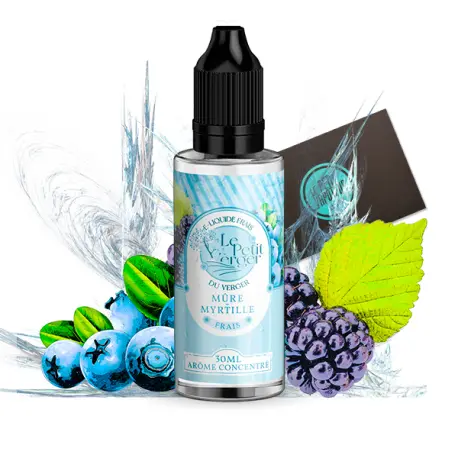 Concentré Mûre Myrtille Frais Le Petit Verger 30 ml
