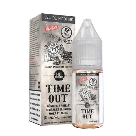 Time Out Moonshiners with Nicotine Salts 
