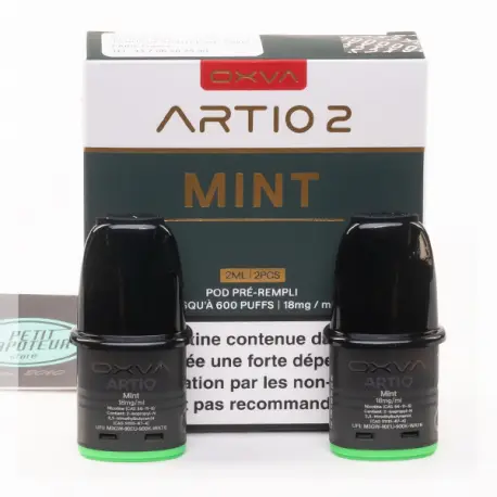 Cartouches Mint Artio 2 OXVA
