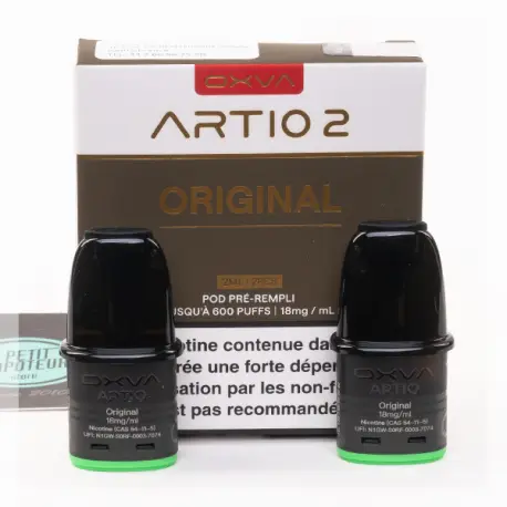Cartouches Original Artio 2 OXVA
