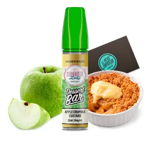 Apple Crumble Custard Dessert Bar Dinner Lady 50 ml