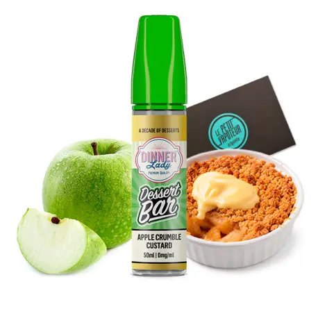 Apple Crumble Custard Dessert Bar Dinner Lady 50 ml