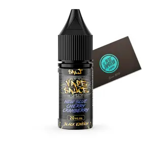 New Blue Cherry Cranberry Vape Sauce Black Edition Salt / Nicotine Salts